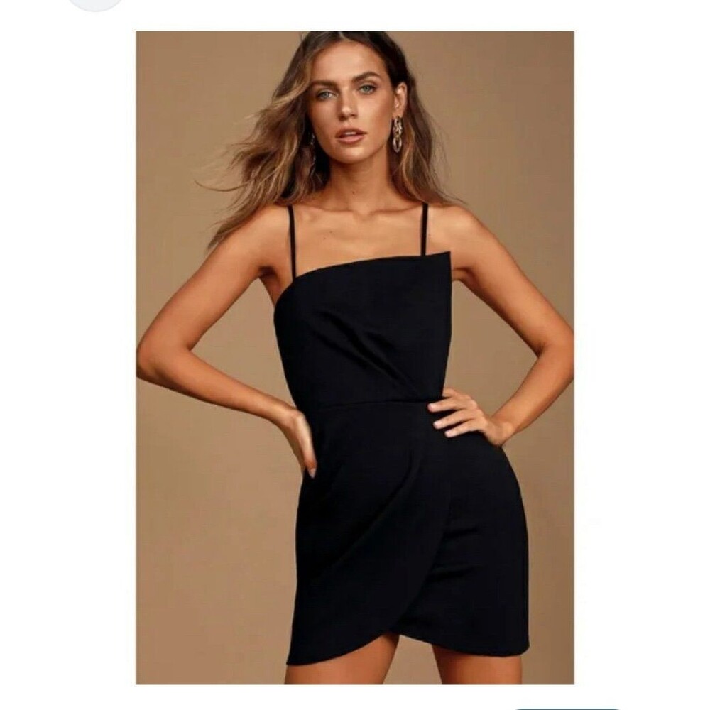 Lulus NWT “Drinks on Me” sleeveless pleated mini Dress size XL